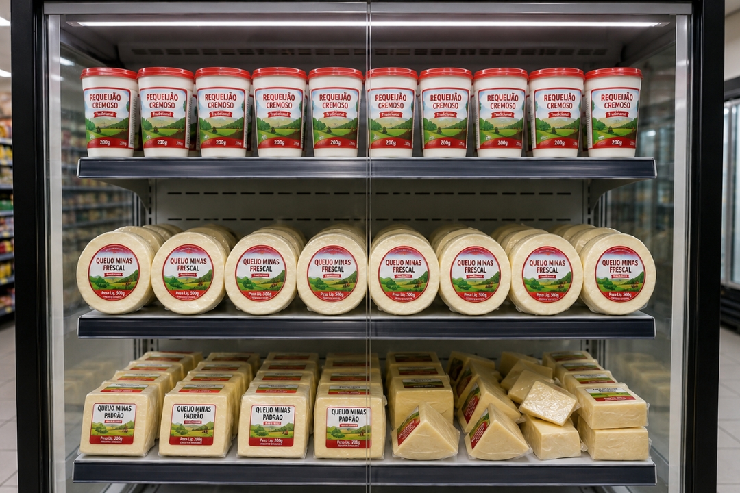 Rótulos adesivos industriais para alimentos, laticínios, cosméticos, higiene, limpeza, bebidas, farmacêutico, automotivo, químico e fertilizantes, com alta definição, durabilidade e desempenho em linha de produção.