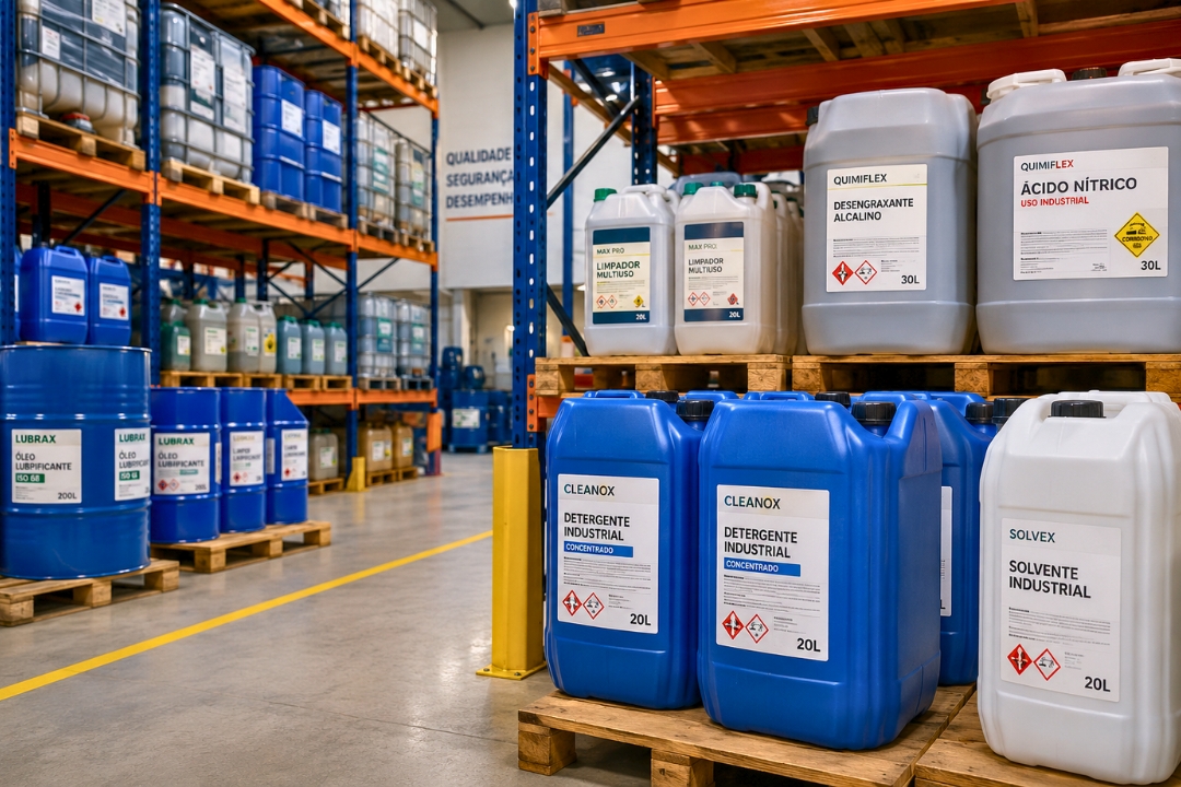 Rótulos adesivos industriais para alimentos, laticínios, cosméticos, higiene, limpeza, bebidas, farmacêutico, automotivo, químico e fertilizantes, com alta definição, durabilidade e desempenho em linha de produção.