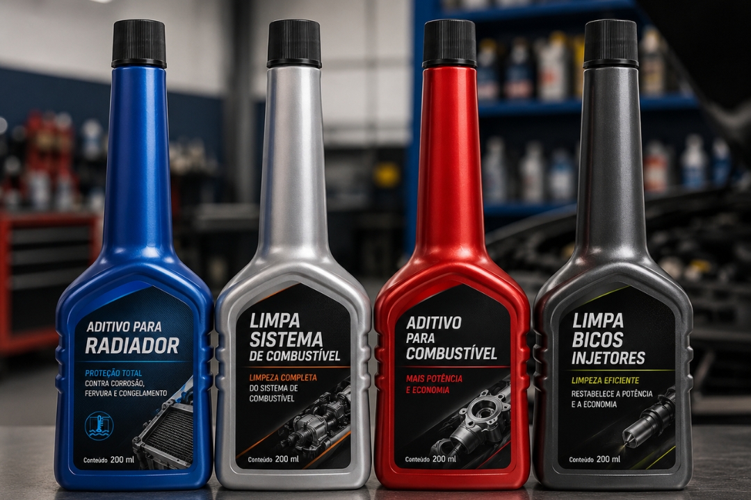 Rótulos adesivos industriais para alimentos, laticínios, cosméticos, higiene, limpeza, bebidas, farmacêutico, automotivo, químico e fertilizantes, com alta definição, durabilidade e desempenho em linha de produção.